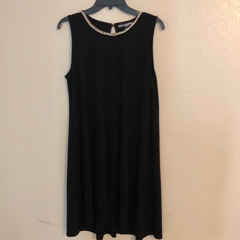 Karl Lagerfeld Dress With Pearls Never Worn
